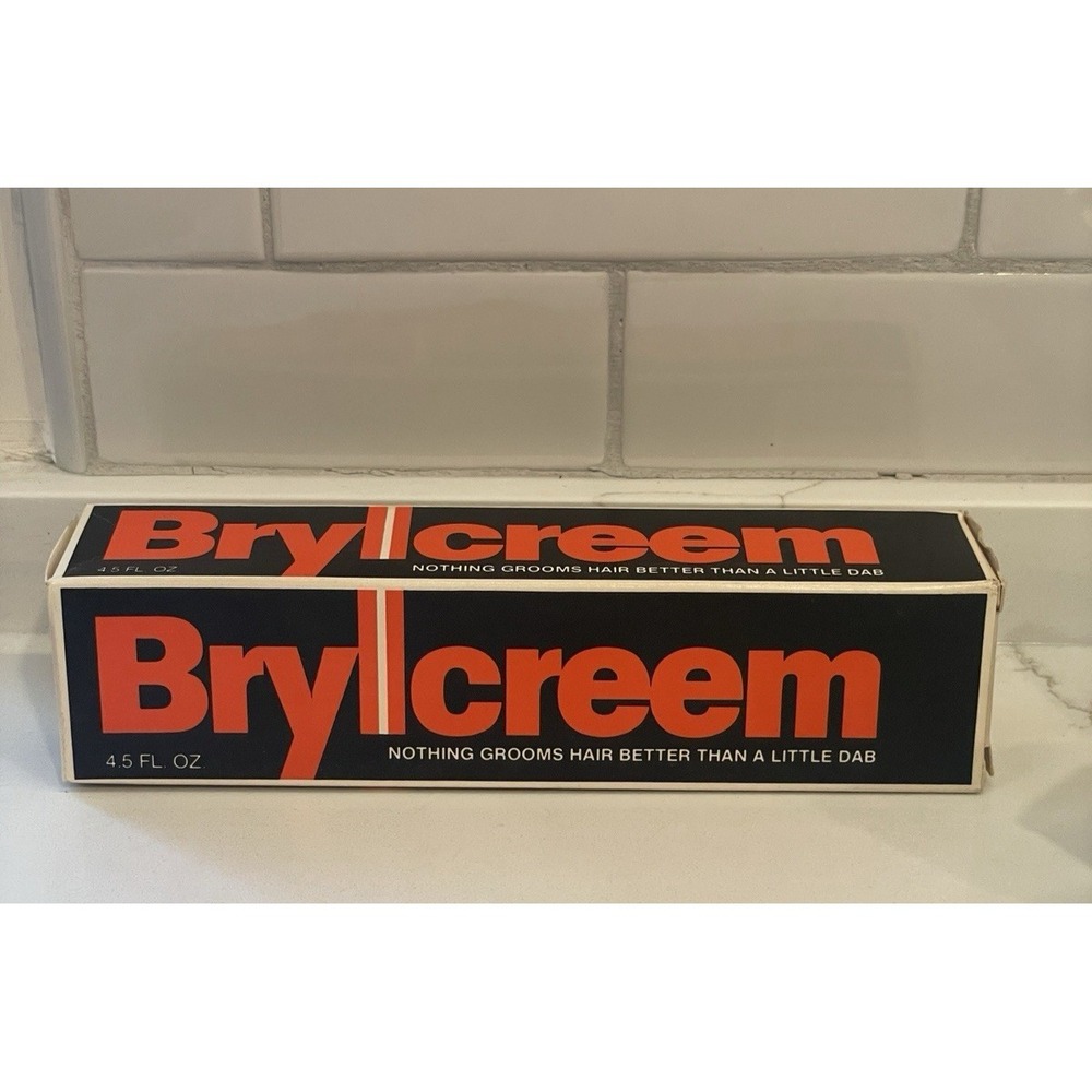 Vintage Brylcreem Hair Styling Gel Conditioning 4.5 fl oz Original New Old Stock